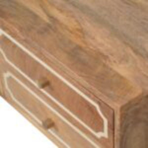 Nepal Media Unit | Solid Mango Wood | TV and Entertainment Storage