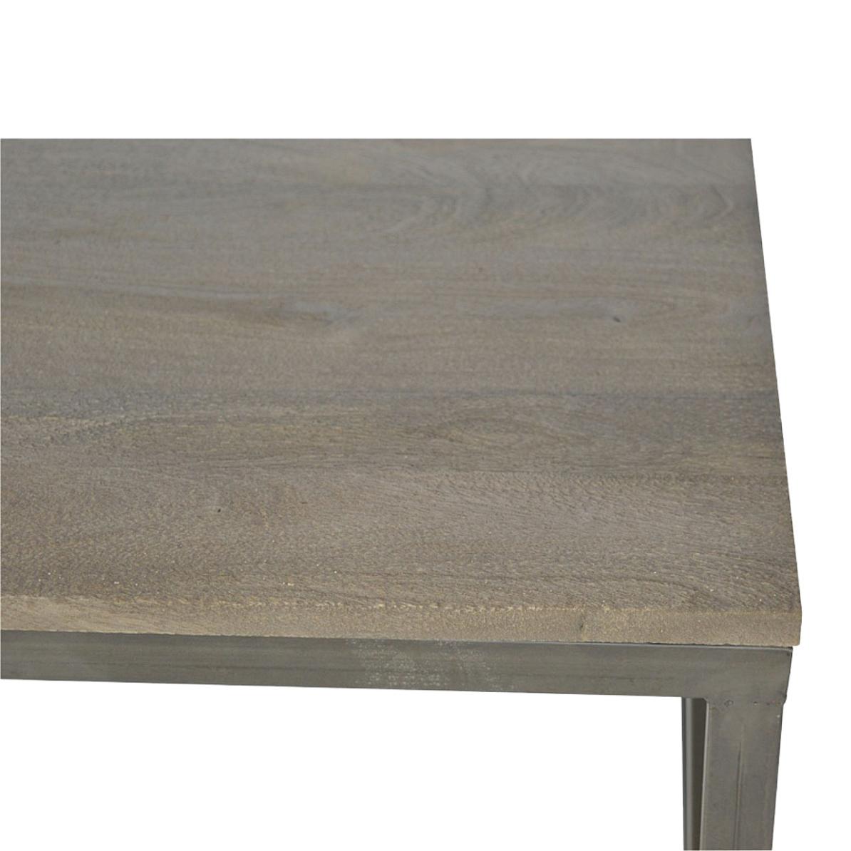 Nest of 3 Tables | Iron Base | Space-Saving Occasional Tables