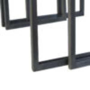 Nest of 3 Tables | Iron Base | Space-Saving Occasional Tables