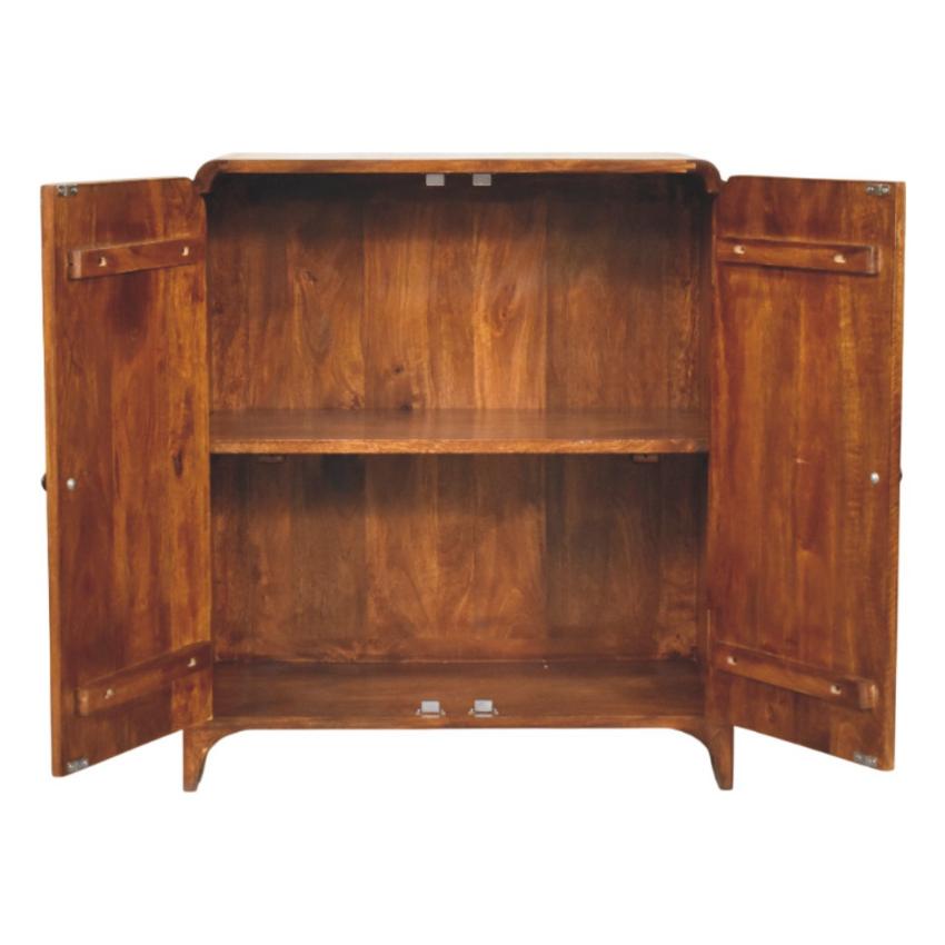 Newton Chestnut Cabinet | Warm Timber Storage | Versatile Living Room Furniture