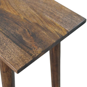 Nordic Classic Grey Writing Desk | Solid Wood Study Table