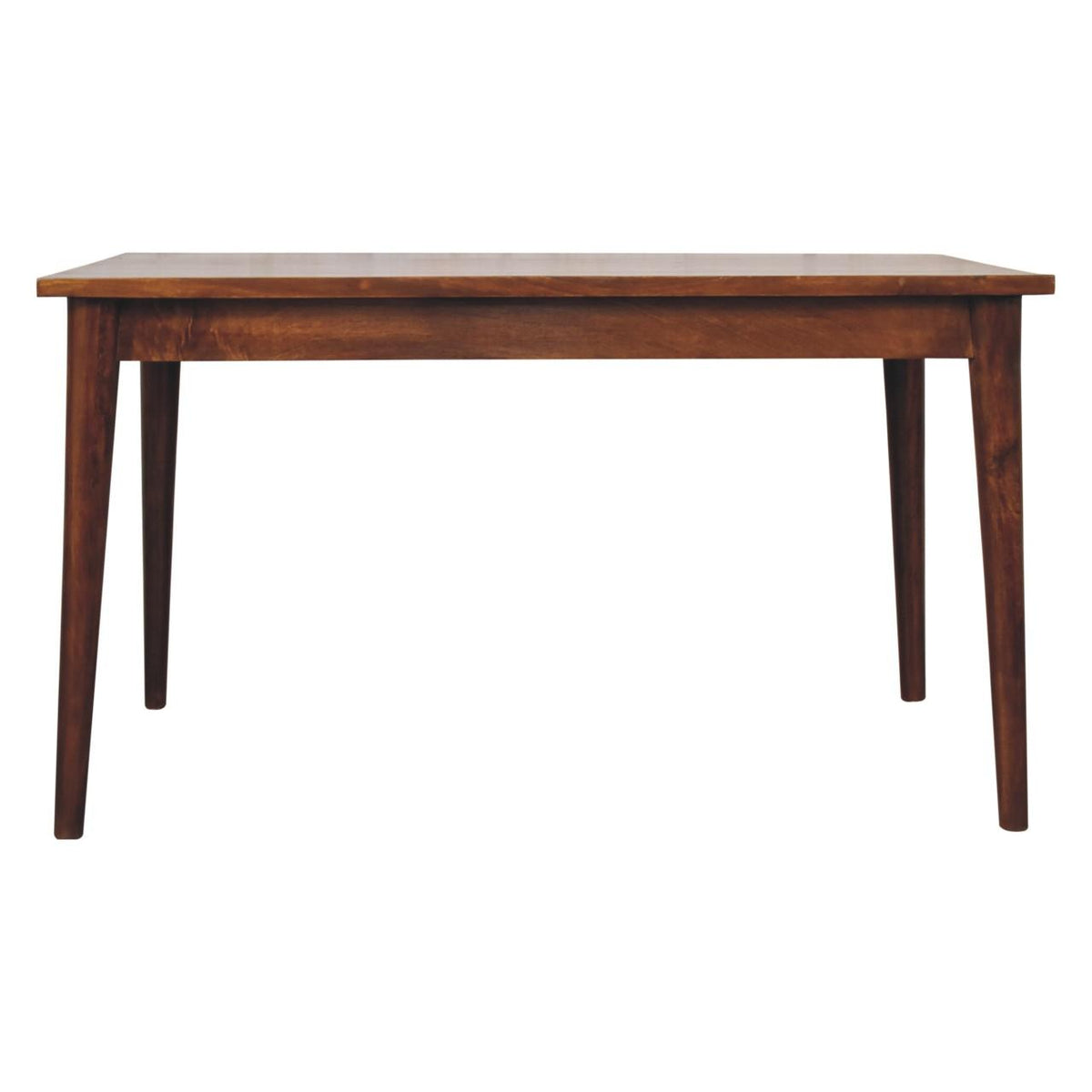 Nordic Dining Table | Chestnut Finish | Scandinavian-Inspired Design