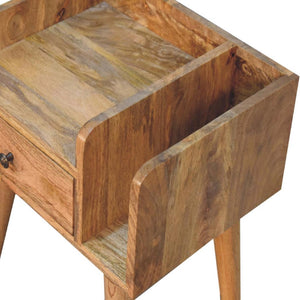 Oak-Inspired Collective Bedside | Solid Mango Wood | Artisan-Crafted Design