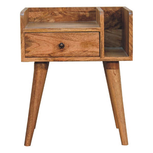Oak-Inspired Collective Bedside | Solid Mango Wood | Artisan-Crafted Design