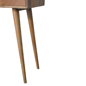 Oak-Inspired Dressing Table | Solid Mango Wood | Natural Finish | Bedroom Vanity
