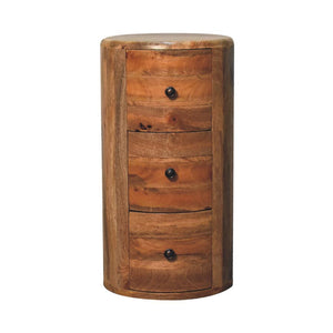 Oak-Inspired Drum Chest | Solid Mango Wood | Rounded Drum Profile