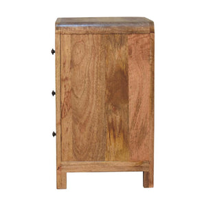 Oak-Inspired Naya Bedside | Solid Mango Wood | Artisan-Crafted Design