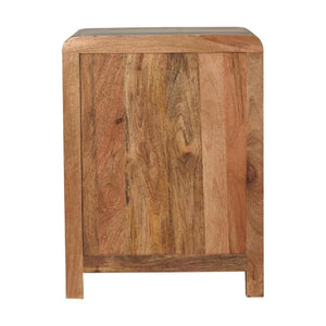 Oak-Inspired Naya Bedside | Solid Mango Wood | Artisan-Crafted Design