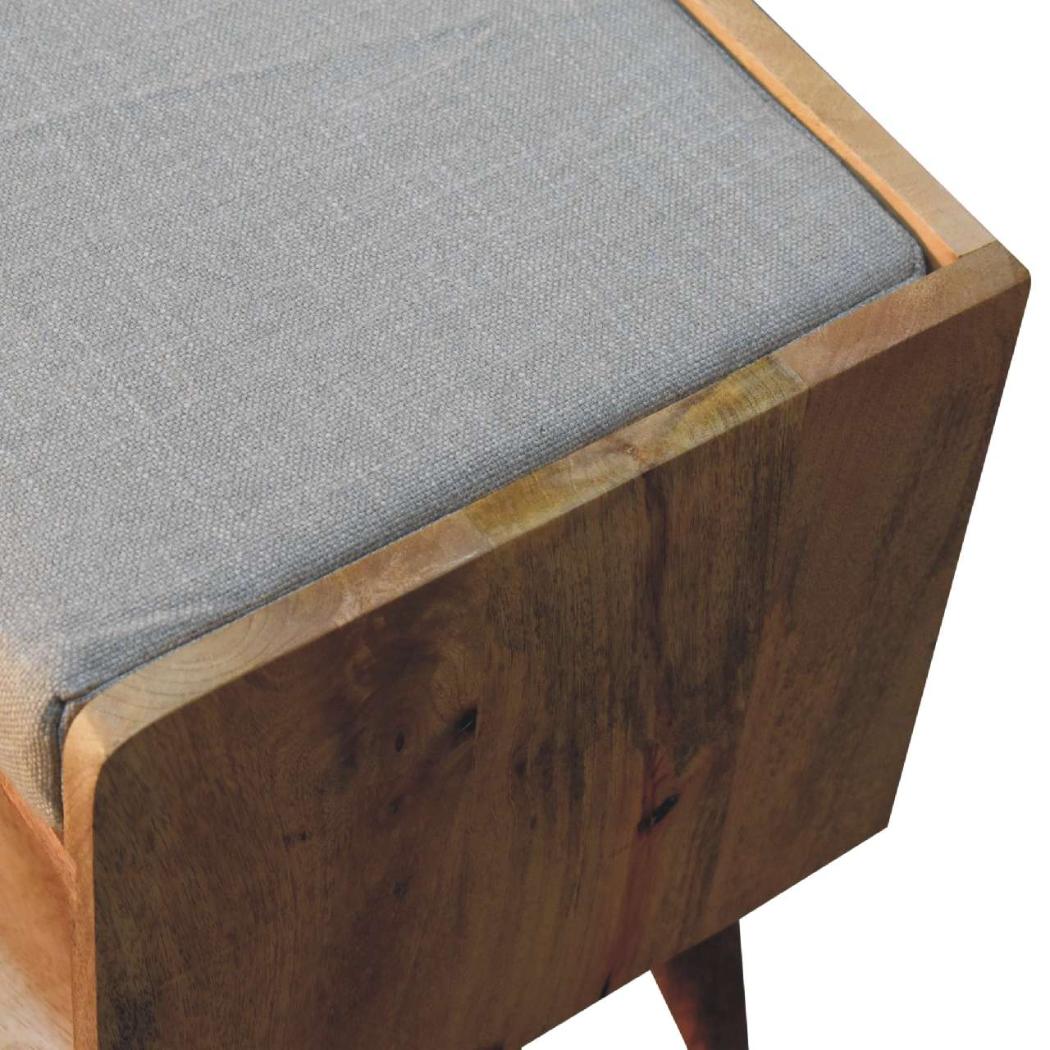 Oak-Inspired Nordic Storage Bench With Mud Linen | Nordic-Inspired Design