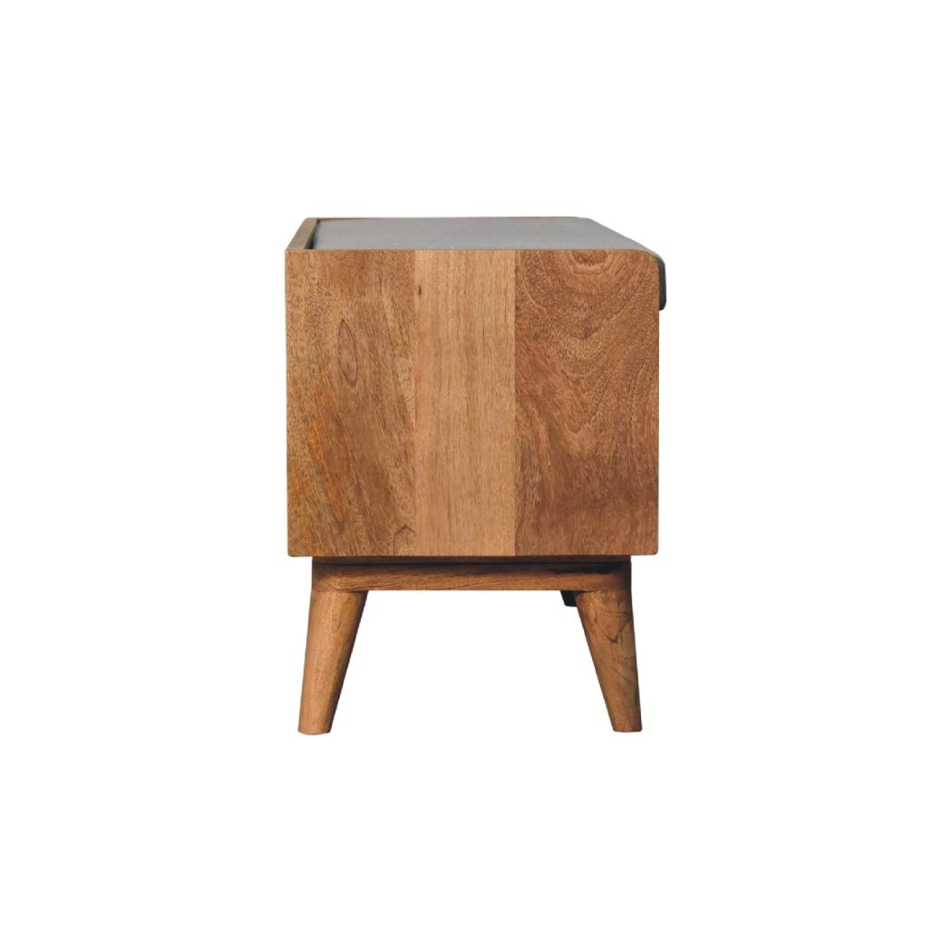 Oak-Inspired Nordic Storage Bench With Mud Linen | Nordic-Inspired Design