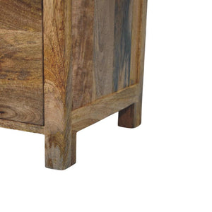 Oakish Three-Drawer Chest | Compact Bedroom Storage