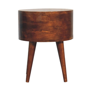 Odyssey Bedside | Solid Mango Wood | Natural Wood Finish | Artisan-Crafted Design
