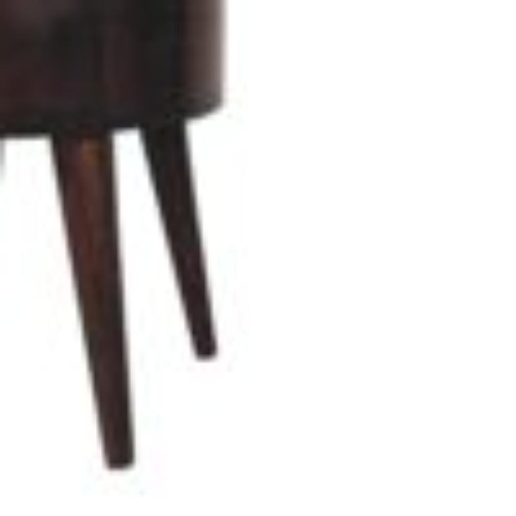 Odyssey Bedside Table | Solid Mango Wood | California Walnut Finish | 2 Drawer Nightstand
