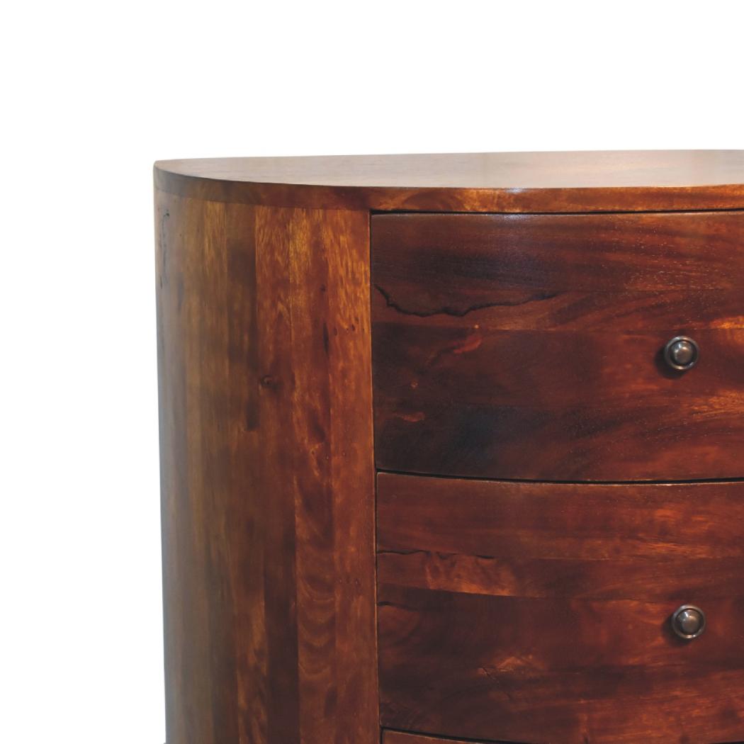 Odyssey Chest | Solid Mango Wood | Natural Wood Finish | Artisan-Crafted Design