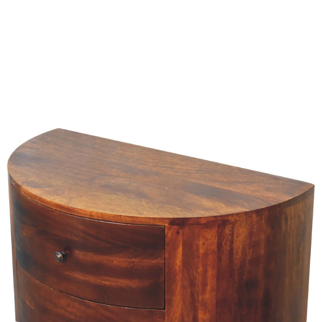 Odyssey Chest | Solid Mango Wood | Natural Wood Finish | Artisan-Crafted Design