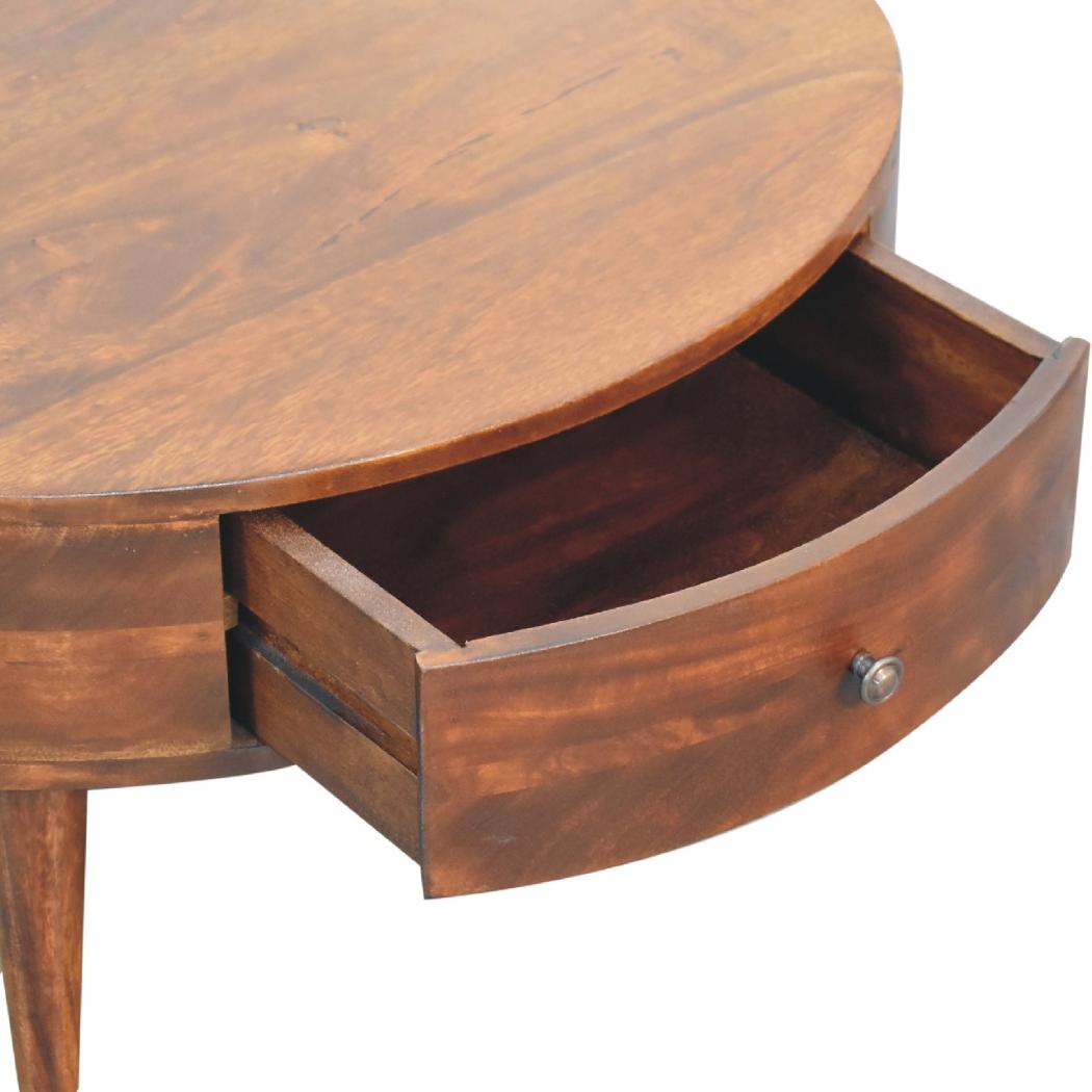 Odyssey Coffee Table | Solid Mango Wood | Natural Wood Finish | Artisan-Crafted Design