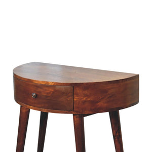 Odyssey Console Table | Solid Mango Wood | Natural Wood Finish | Artisan-Crafted Design