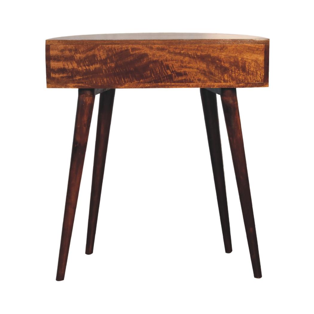 Odyssey Console Table | Solid Mango Wood | Natural Wood Finish | Artisan-Crafted Design
