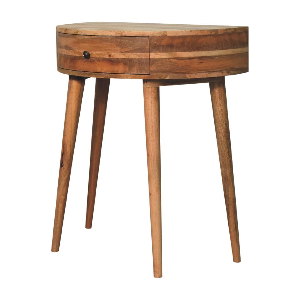 Odyssey Oak-Inspired Console Table | Solid Mango Wood | Artisan-Crafted Design