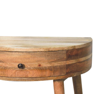 Odyssey Oak-Inspired Console Table | Solid Mango Wood | Artisan-Crafted Design