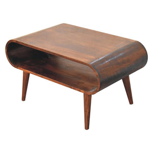 Open California Walnut Coffee Table | Solid Mango Wood | California Walnut Finish | Nordic Living Room Table