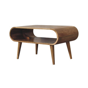 Open Coffee Table | Oak-Inspired Finish | Accessible Storage