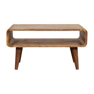 Open Media Unit | Chestnut Finish | Accessible TV Storage