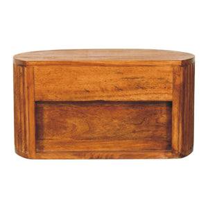 Oval Wall Nightstand | Soft Curves | Space-Saving Bedroom Furniture