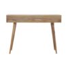 Patchwork Console Table | Solid Mango Wood | Mixed Timber Finish | Eclectic Hallway Table