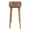 Patchwork Console Table | Solid Mango Wood | Mixed Timber Finish | Eclectic Hallway Table