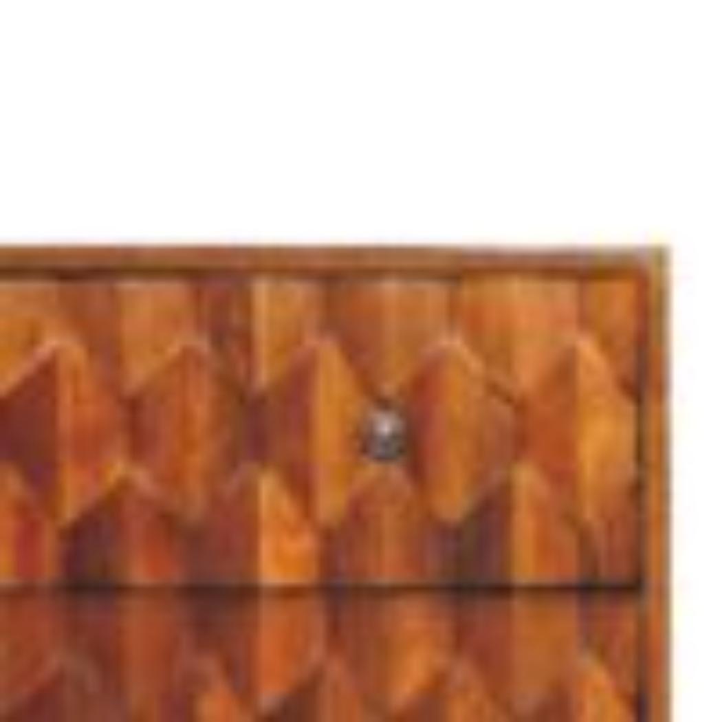 Pineapple Carved Chest | Chestnut Finish | Decorative Storage