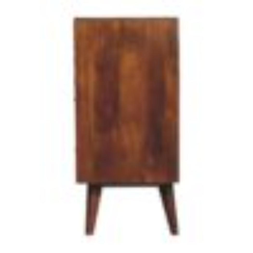 Pineapple Carved Chest | Chestnut Finish | Decorative Storage