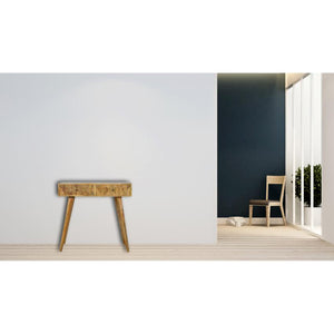 Pineapple Carved Console Table | 2 Drawers | Nordic Legs