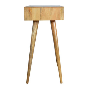 Pink Gradient Dressing Table | 3 Drawers | Solid Mango Wood