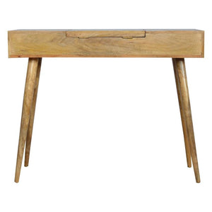 Pink Gradient Dressing Table | 3 Drawers | Solid Mango Wood
