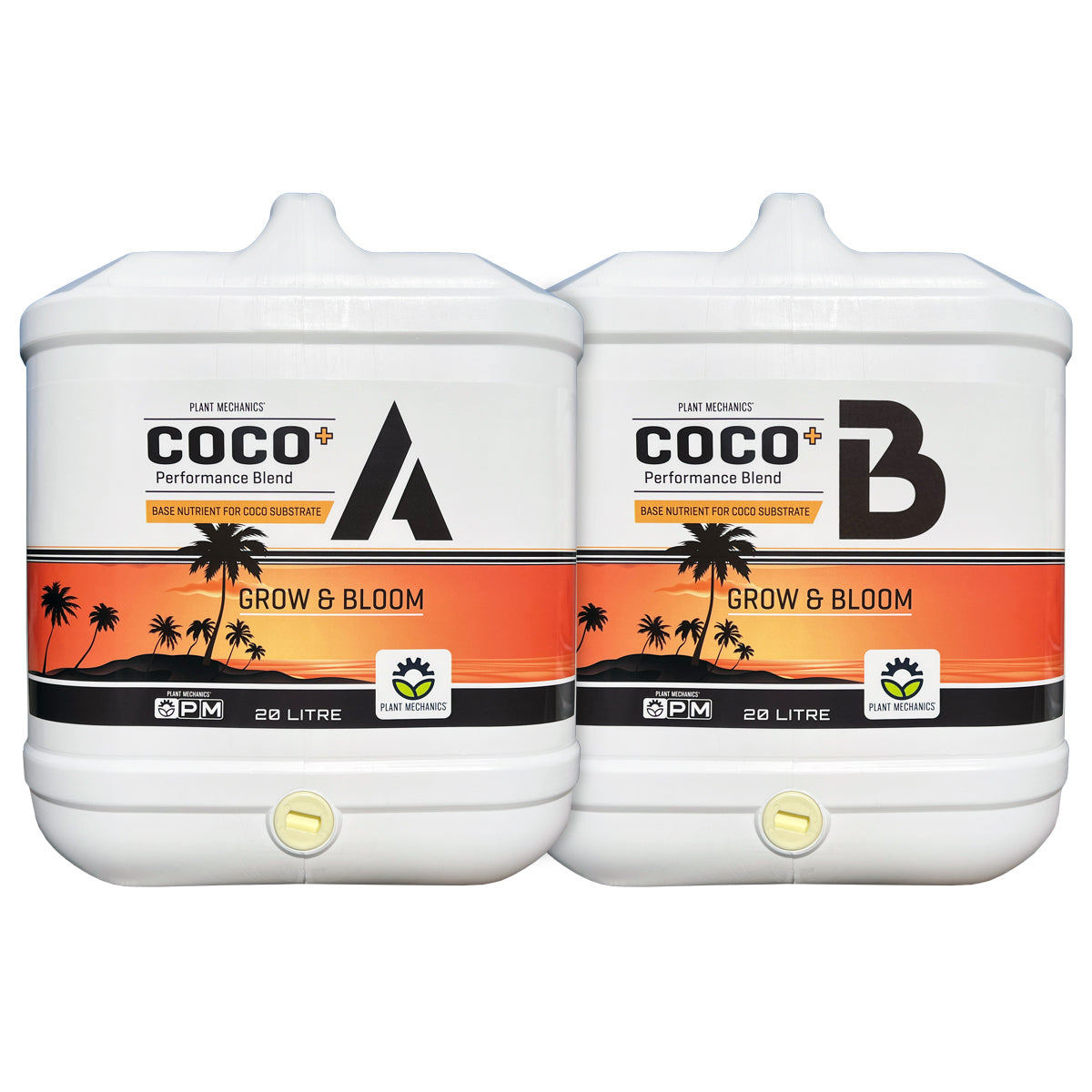 Plant Mechanics COCO+ A&B 20L – Two-Part Coco Base Nutrients