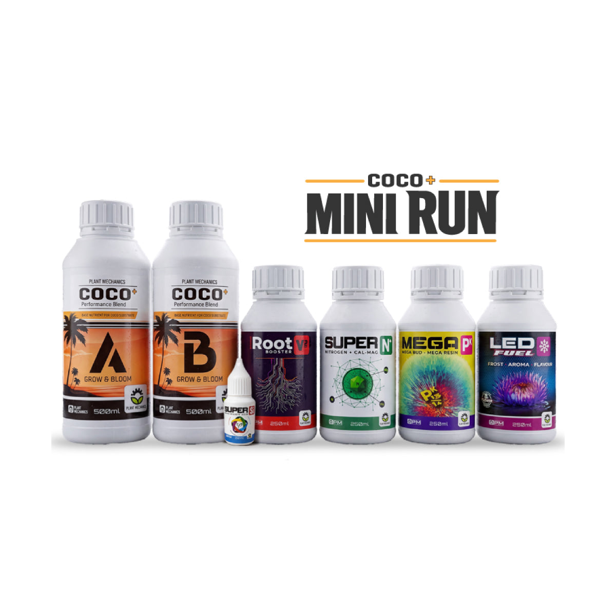 Plant Mechanics COCO+ Mini Run Kit – Complete Coco Nutrient Starter Pack