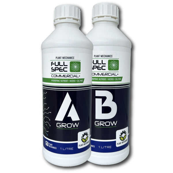 Plant Mechanics Full Spec Grow A&B 1L – Two-Part Grow Nutrients