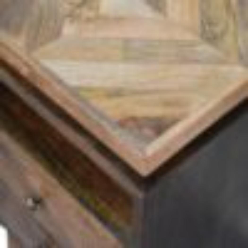 Platform Bedside Table | Raised Base Design | Compact Bedroom Storage