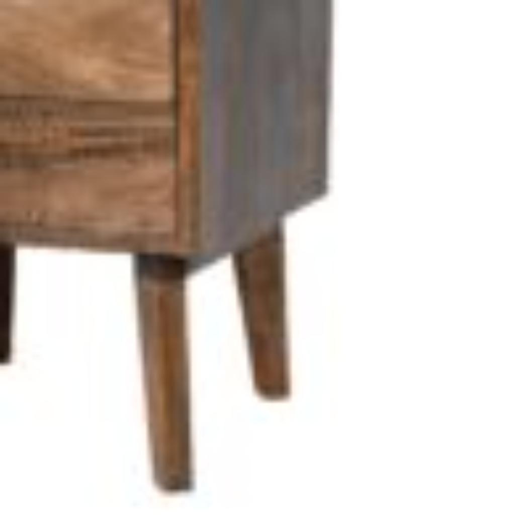 Platform Bedside Table | Raised Base Design | Compact Bedroom Storage