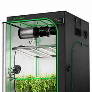 PRO Tunable-Spectrum Grow Tent System | 4x4 ft | 550W LED | 360° Airflow