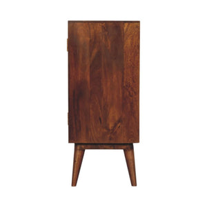 Quad Storage Cabinet | Solid Mango Wood | Contemporary Design