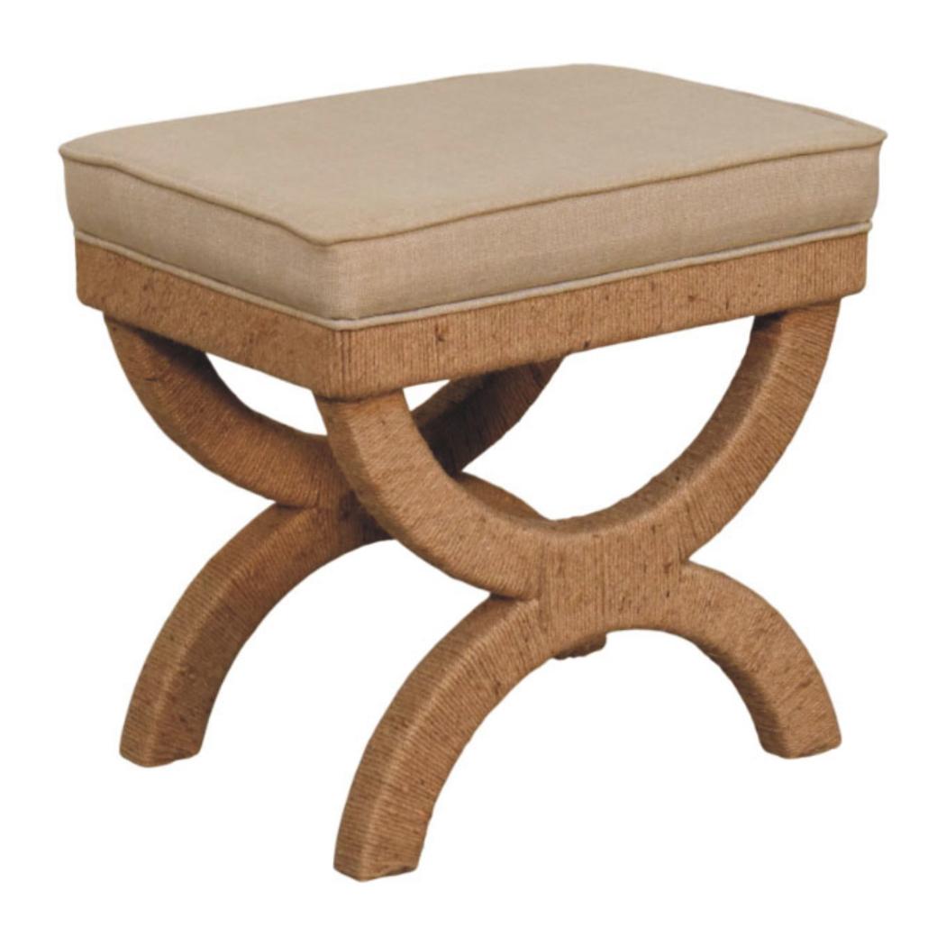 Rattan Arch Bench | Natural Texture | Relaxed Statement Seating