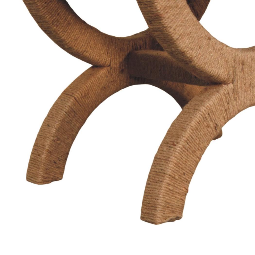 Rattan Arch Bench | Natural Texture | Relaxed Statement Seating