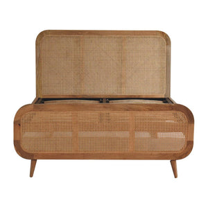 Rattan Bed | Natural | Artisan-Crafted Design