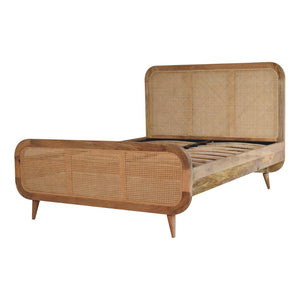 Rattan Bed | Natural | Artisan-Crafted Design
