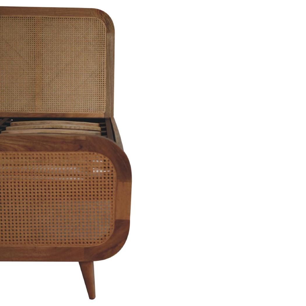 Rattan Bed | Natural | Artisan-Crafted Design