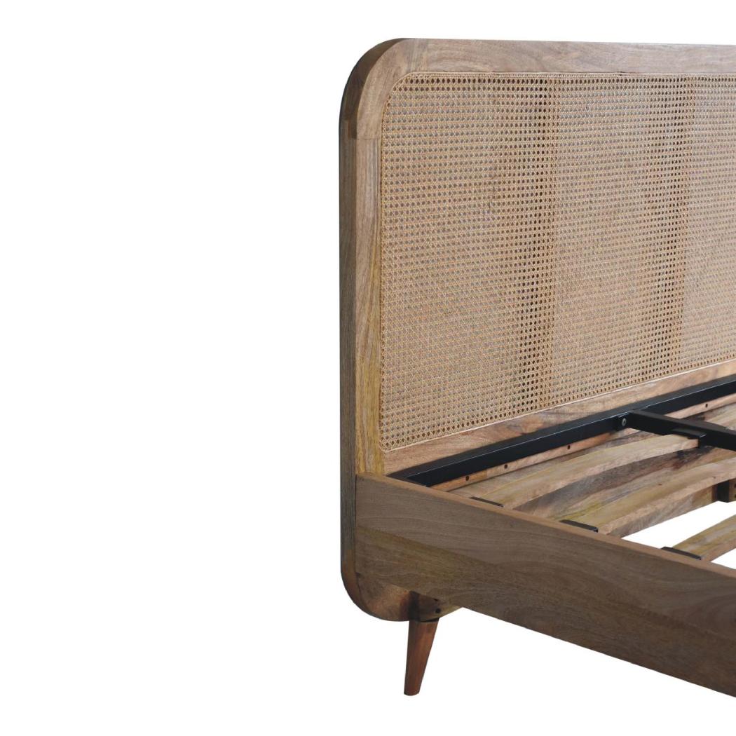 Rattan Bed | Natural | Artisan-Crafted Design