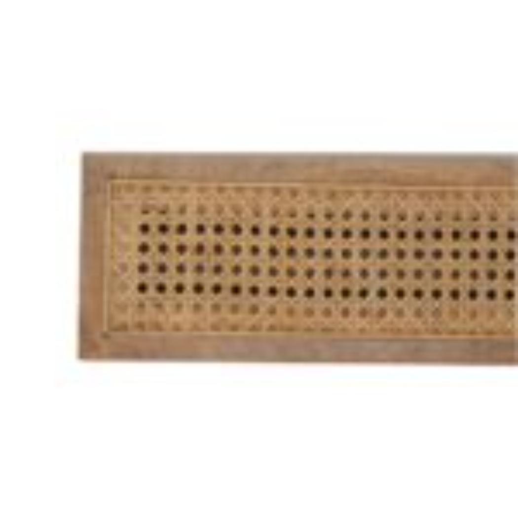 Rattan Wall-Mounted Bedside Table | Solid Mango Wood | Woven Storage Design