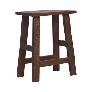 Reclaimed High Stool | Reclaimed Teak, Oak & Pine | Natural Finish | Counter & Bar Seating